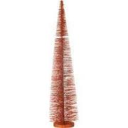 J-Line - Kerstboom Decoratief Glitter Plastiek Koper Large - 15x15x61c...