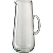 J-Line - Karaf Ella Glas Transparant Xlarge - 19x15x33cm