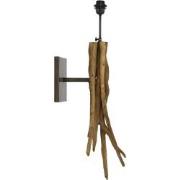 Light & Living - wandlamp - Bluma - bruin - hout - losse armatuur - E2...