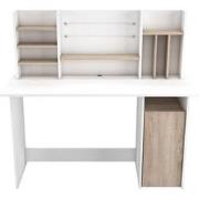 Bureau met opbergruimte L134,8 cm - Amber