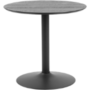 Vino houten bartafel zwart - Ø 80 cm