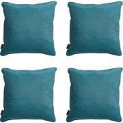Madison -  Sierkussen Panama sea blue - Ca. 45x45 cm - Set van 4