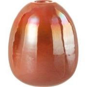 J-Line - Vaas Bol Glas Rood Medium - 18.5x15.5x18cm