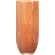 J-Line - Vaas Trikkie Glas Koraal - 14.5x14.5x34.5cm