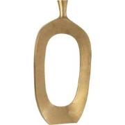 J-Line - Vaas Nina Aluminium Goud Large - 35x10x75cm
