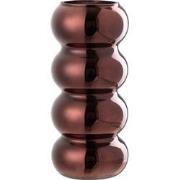 J-Line - Vaas Rups Glas Pruim - 13.5x13.5x30cm