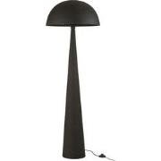 J-Line - Staanlamp Paddenstoel Metaal Mat Zwart - 50.5x50.5x148cm
