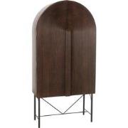 J-Line - Rek Aura Mango Hout/metaal Bruin - 90x45x185cm