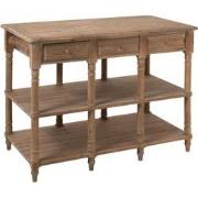 J-Line - Console 6 Laden Hout Naturel - 131x70x95cm