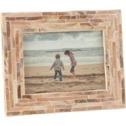 J-Line - Fotokader Nuye Schelpen/mdf Beige 12x17cm - 20x10x25cm