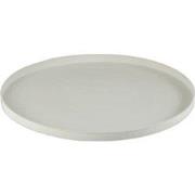 J-Line - Plateau Rond Klassiek Ijzer Wit Large - 61x61x3cm