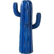 J-Line - Cactus Polyresine Blauw Large - 22.5x17x42cm