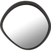J-Line - Wandspiegel Rond Metaal/glas Zwart Small - 60.5x4.5x58cm