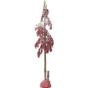 J-Line - Kerstboom Decoratief Grote Bessen Plastiek Rood Medium - 30x3...