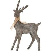 J-Line - Rendier Poly Bruin Large - 24x10x44cm