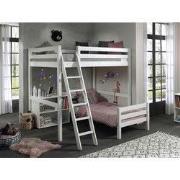 LUCEVI - Pino Mezzanine bed 140x200 cm + Ladder + Boekenkast + Bed 90x...