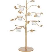 J-Line - Kandelaar Tafel Metaal Goud - 36x16x54cm