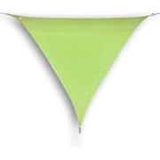 hanSe® Schaduwdoek Driehoek Waterdoorlatend 4x4x4 m Zonnedoek Lime
