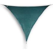 hanSe® Schaduwdoek Driehoek Waterdoorlatend 3x3x3 m Zonnedoek Groen