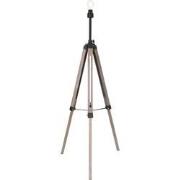 Mexlite - vloerlamp - Triek - naturel - hout metaal - Ø 75cm - E27 - 3...