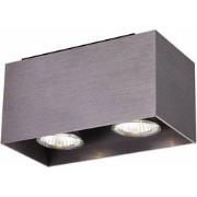KUBO brons 2x 5W LED GU10 dimbaar incl.