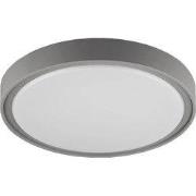 QIJO plafonnier rond grijs SMD LED 3100 Lm 24W IP65