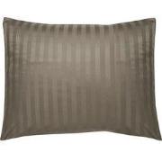 Ten Cate Streep Satijn Kussenslopen 2 stuks - 60x70 - Taupe