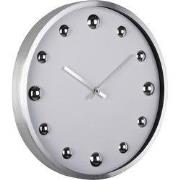 Karlsson - Wandklok Shiny Dots - Wit- Ø35,5cm