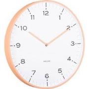 Karlsson - Wandklok Circus Rings - Peach orange- Ø40cm