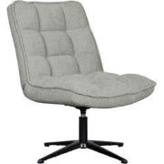 LABEL51 Fauteuil Vince - Stone - Elite - 63x74x91 cm