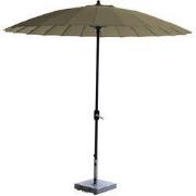 Manilla parasol - Ø250 cm - carbon black - taupe
