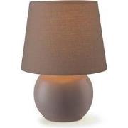 Home sweet home tafellamp Isla ? 22 cm - bruin