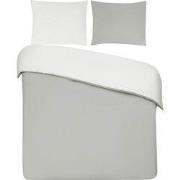 DoubleDry Dekbedovertrek 100% Percal Katoen - Eenpersoons 140x200/220 ...