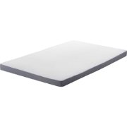 Beliani PICCOLO - Matras-Grijs-PU-schuim