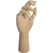 Decopatent® Tekenhand - Houten Hand model - Handen Tekenmodel  - Ledep...