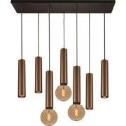 TABOO pendel 7L 4xGU10 (excl) 3xE27 (excl) zwart + gebor