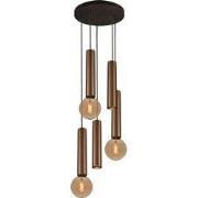 TABOO pendel 5L 2xGU10 (excl) 3xE27 (excl) zwart + ge