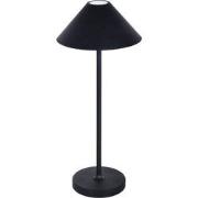 QUTE LED tafellamp 3W 320Lm IP54, herlaadbaar, batterij incl, zwart