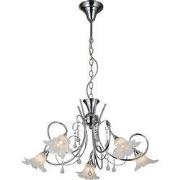 TABOR pendel chroom 5xG9 LED incl.