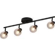OSIRA Plafond licht balk 4x E14 helder glas