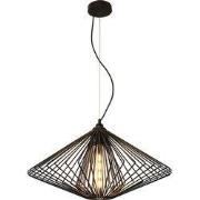 DAXOS 1x E27 pendel zwart Ã˜60cm