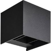 NUALA WL 2x 5Watt COB LED IP54 zwart