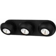 OLEO plafonier dimbaar 3x7W LED 3000K zwart