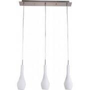 Hanglamp glas fles mat E27x3 600mm lang
