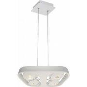 Hanglamp eetkamer wit design LED 4x10W 442mmx372mm