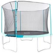 TP Toys Trampoline 366 cm - met veiligheidsnet - Zwart/blauw