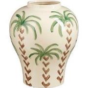 Mica Decorations Vaas Paradiso - 26x26x31.5 cm - Keramiek - Gebroken W...
