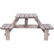 Sens-Line - Berlin wand Picknicktafel - 158,5x58x78,5cm - Bruin