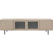 Tv-Meubel Taupe Mangohout - 200x45x55cm - 4 Deurs - Gita
