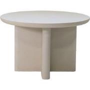 Eettafel Rond 120cm - Beige betonlook - Miso